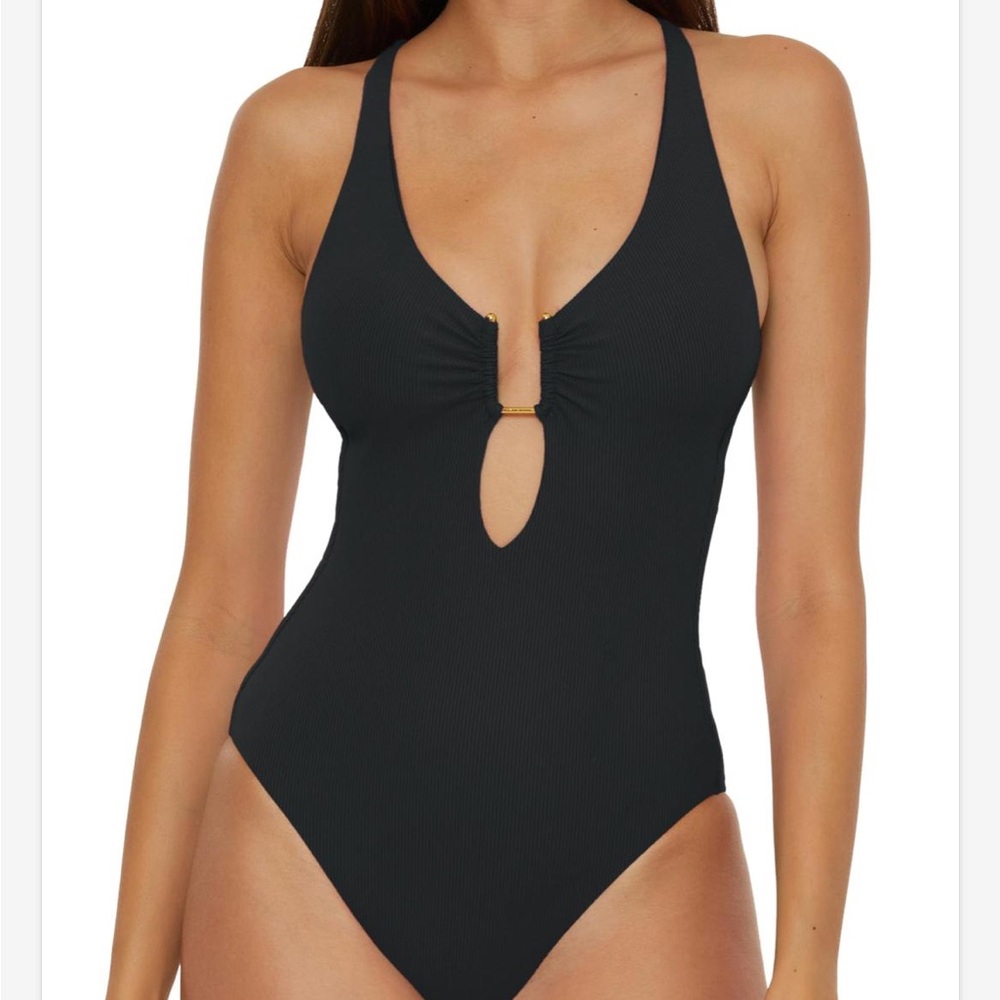 Black One-Piece Swimsuit